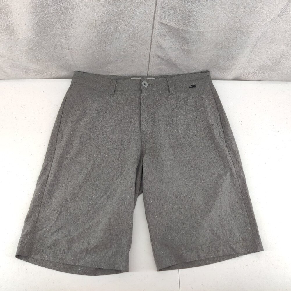 Travis Mathew‎ Men’s Golf Shorts 30 Gray Flat Front Stretch Casual Lightweight